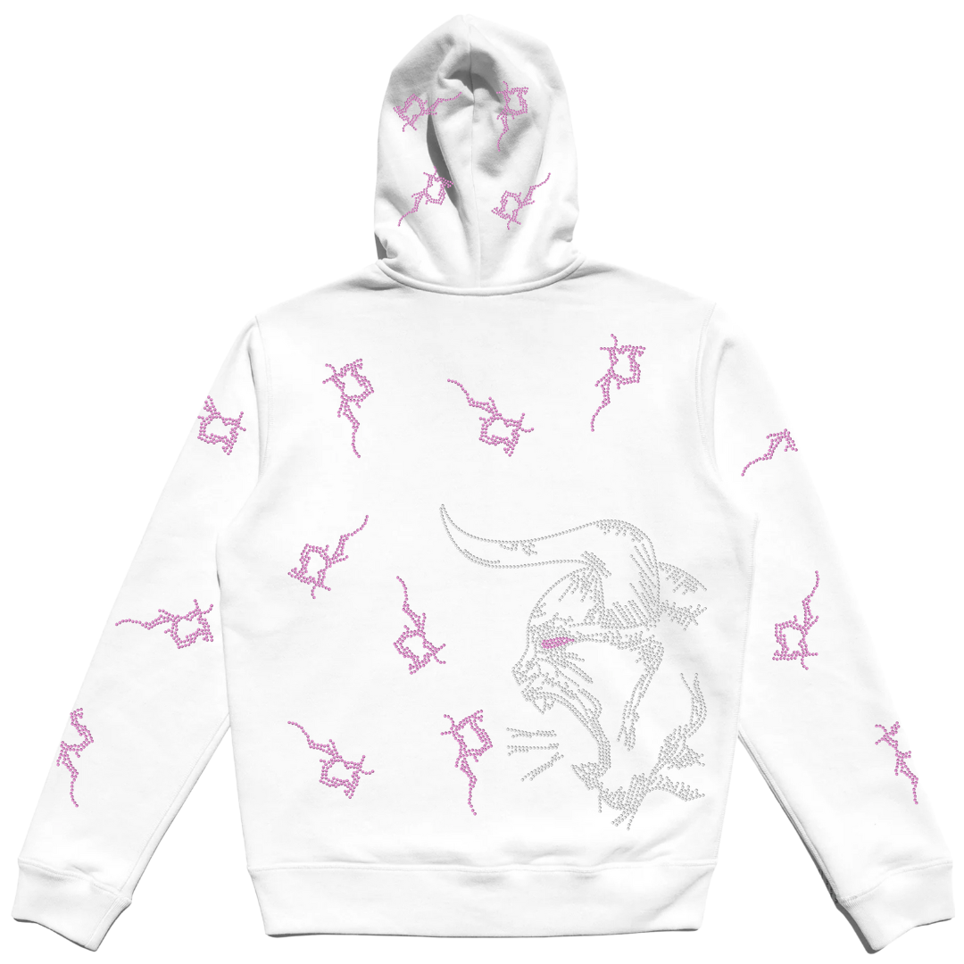 White Demon P Full Zip Up