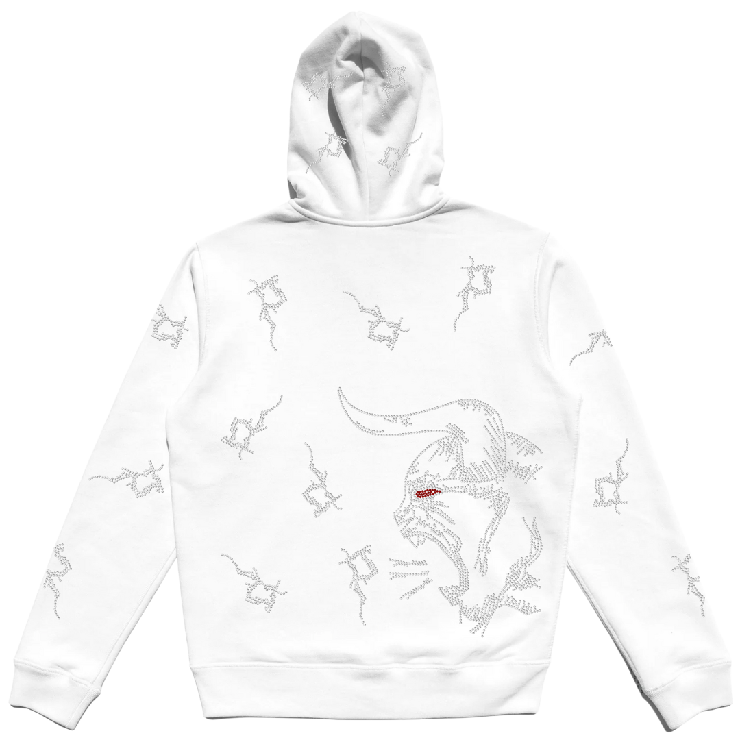 White Demon P Full Zip Up