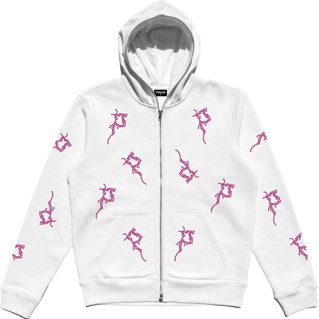 White Demon P Full Zip Up