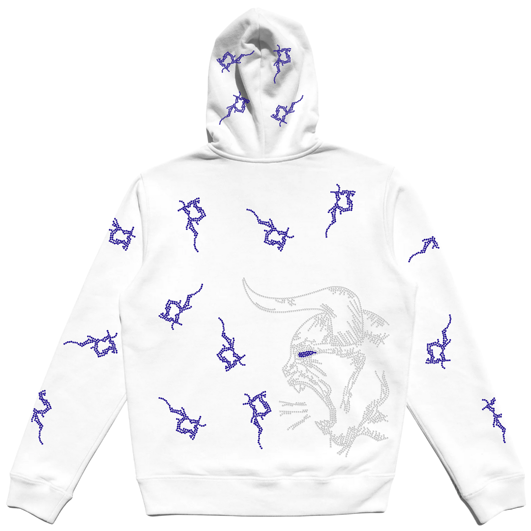 White Demon P Full Zip Up