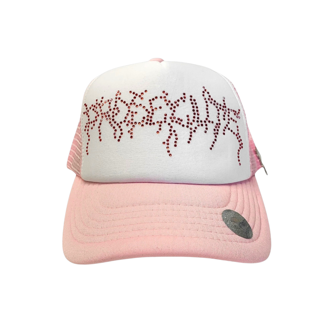 Rhinestone Valentine's Day Trucker Hat
