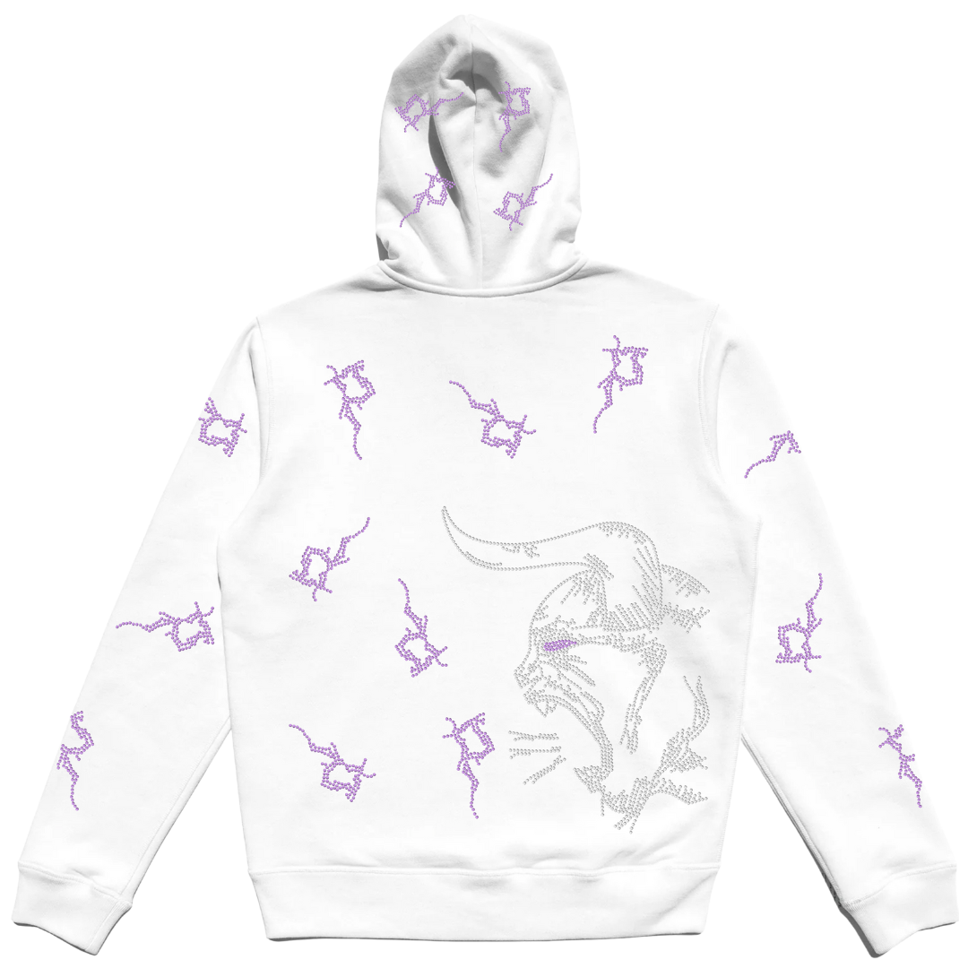 White Demon P Full Zip Up