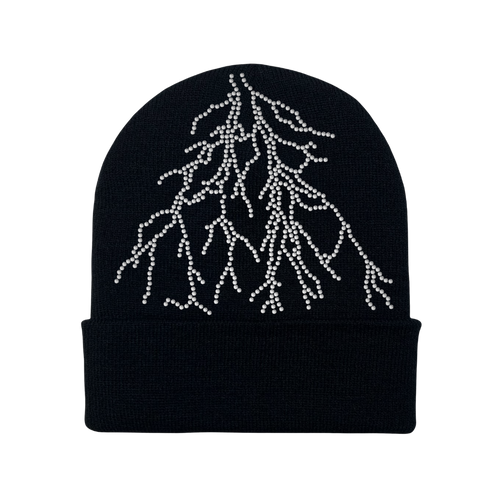 Black Lightning Beanie
