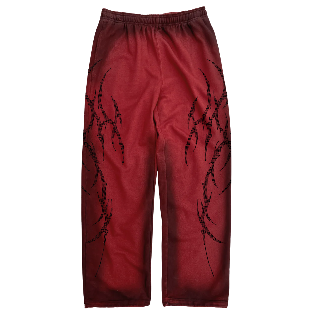 Red Transcend Sweatpants