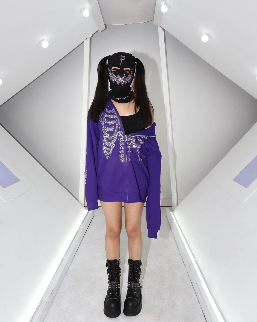 Purple Dead Soul Zip Up