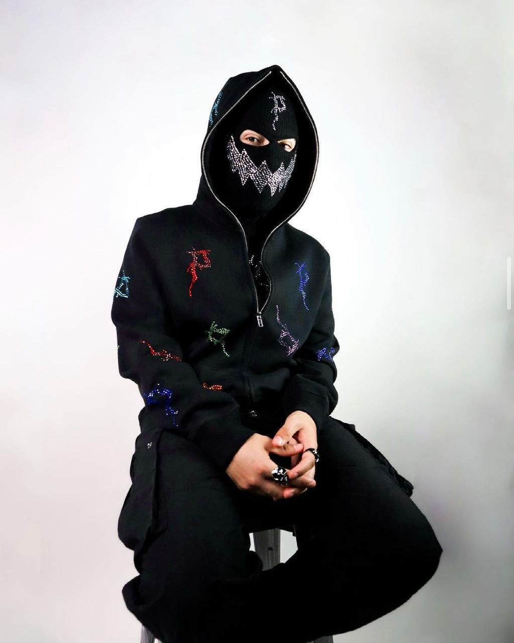 Rainbow P Full Zip Up