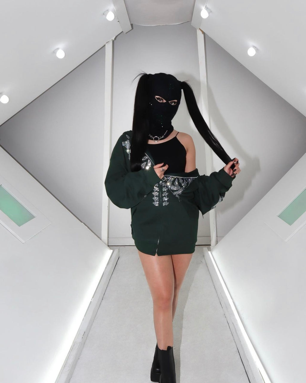 Green Dead Soul Zip Up