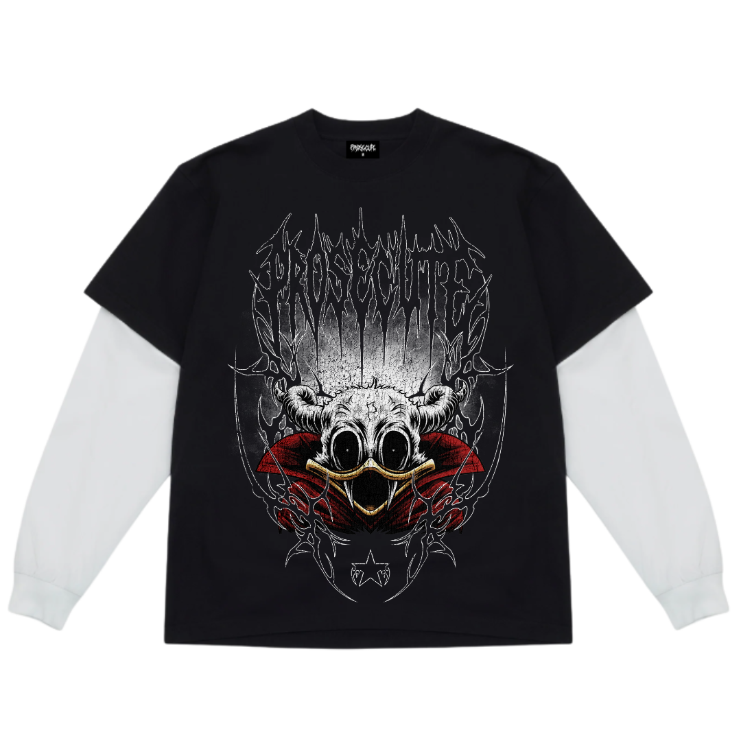 Playtime Over Double Layer Tee