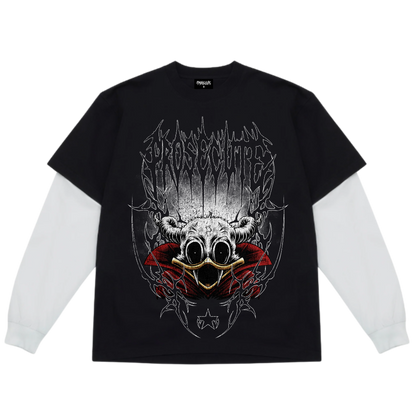 Playtime Over Double Layer Tee