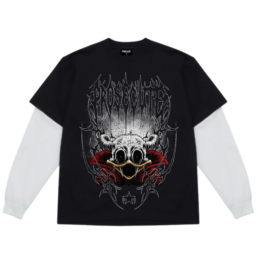 Playtime Over Double Layer Tee