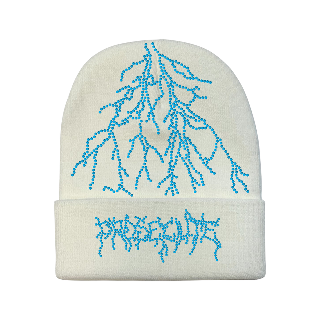 White Lightning Beanie