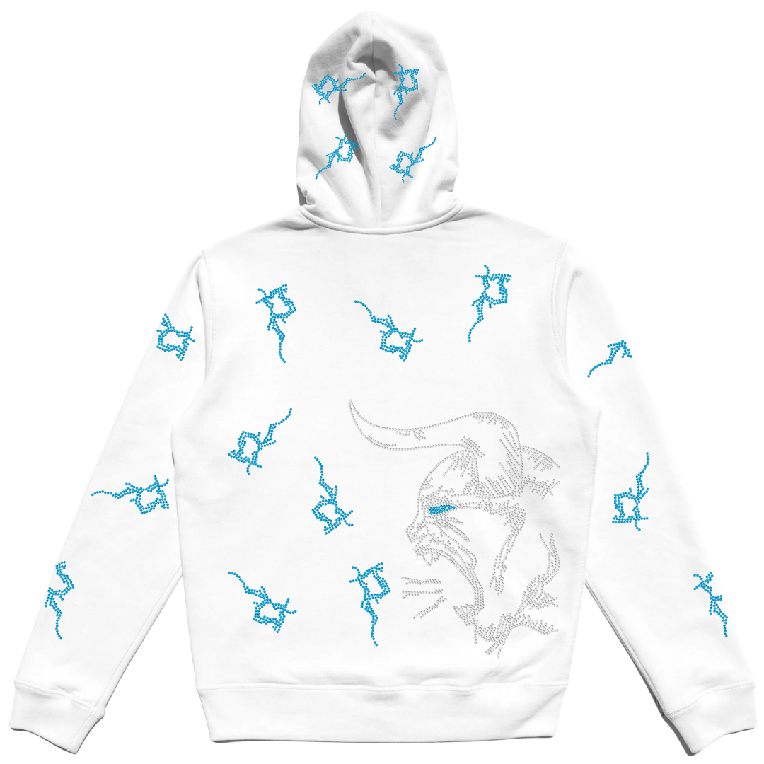 White Demon P Full Zip Up