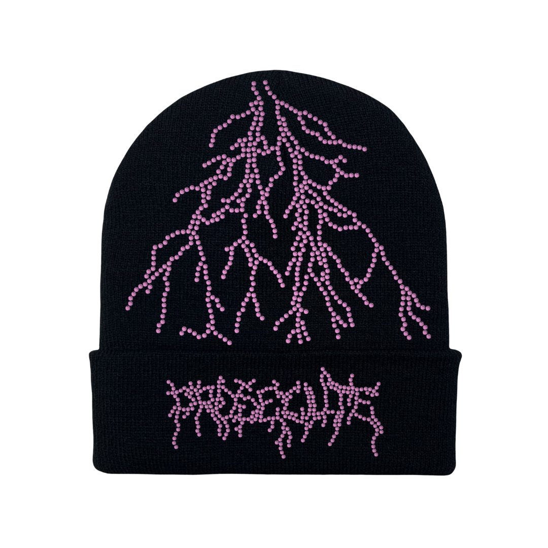 Black Lightning Beanie