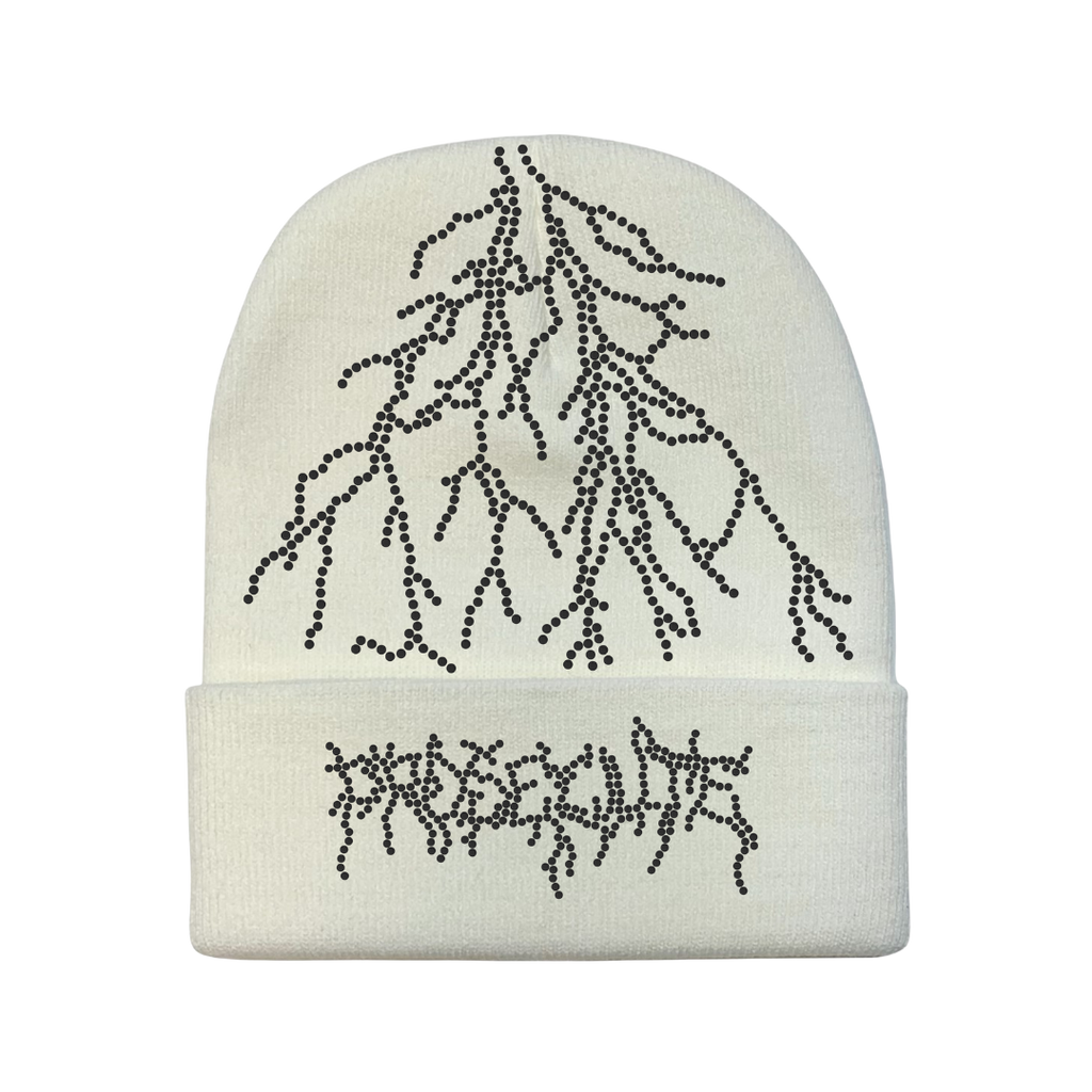 White Lightning Beanie