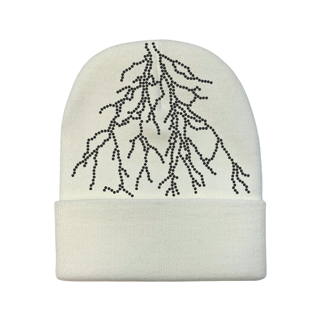 White Lightning Beanie