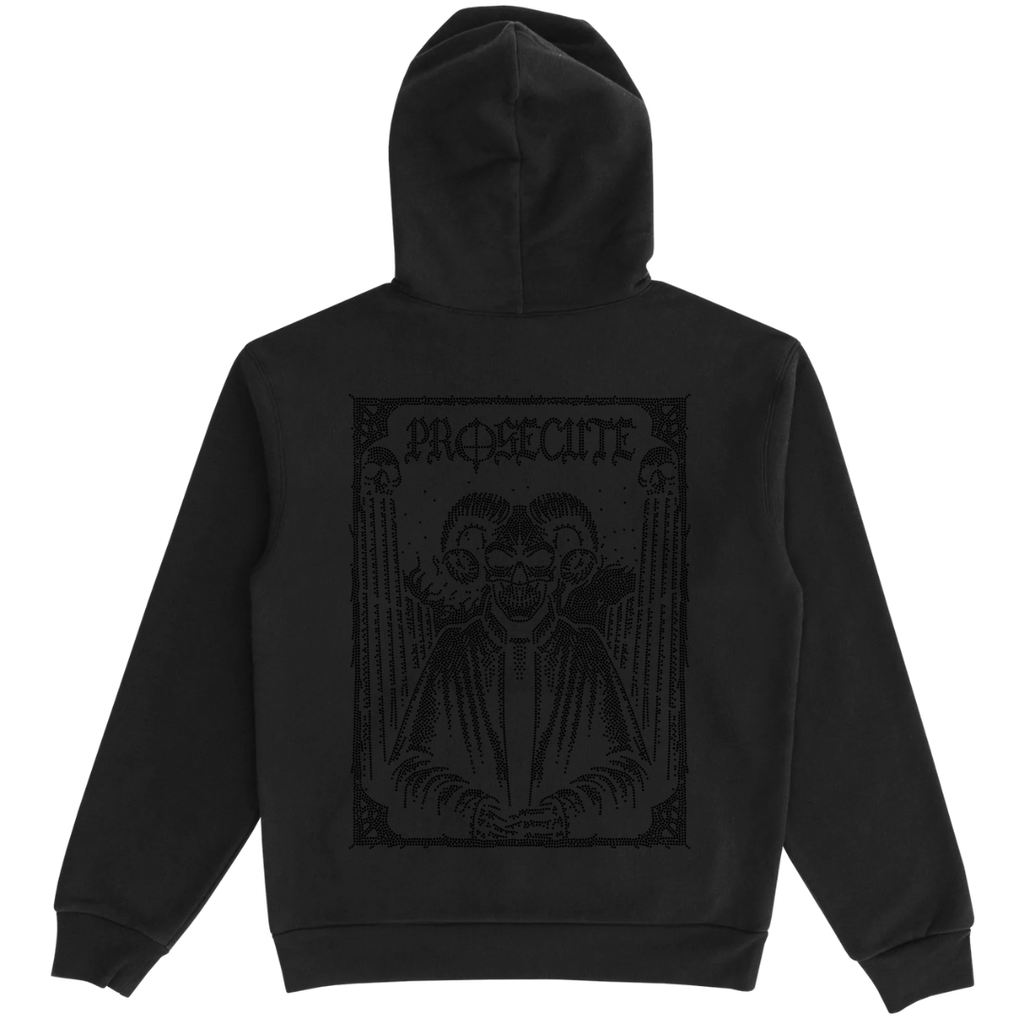 Black Prosecute Throne Hoodie