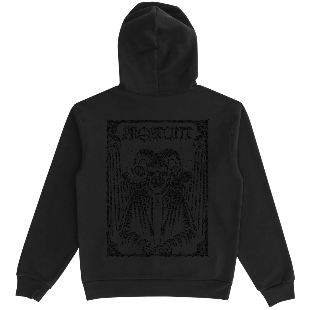 Black Prosecute Throne Hoodie