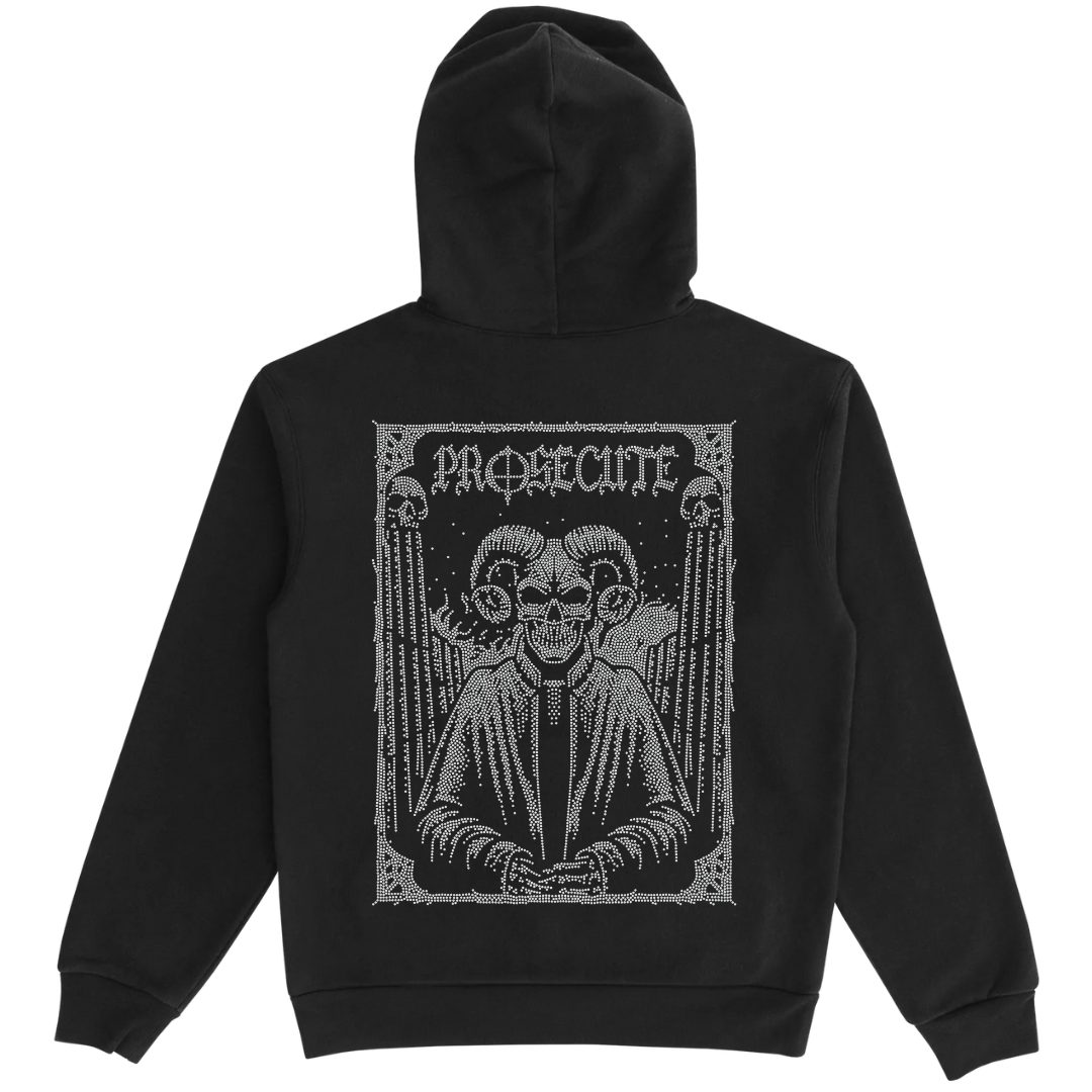Black Prosecute Throne Hoodie