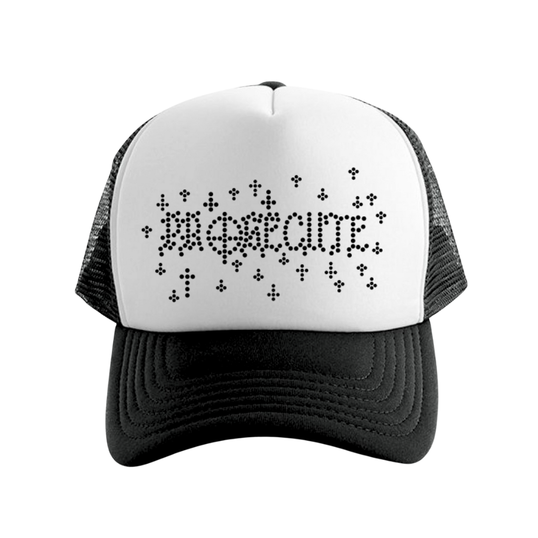 Black Prosecute Cross Trucker Hat