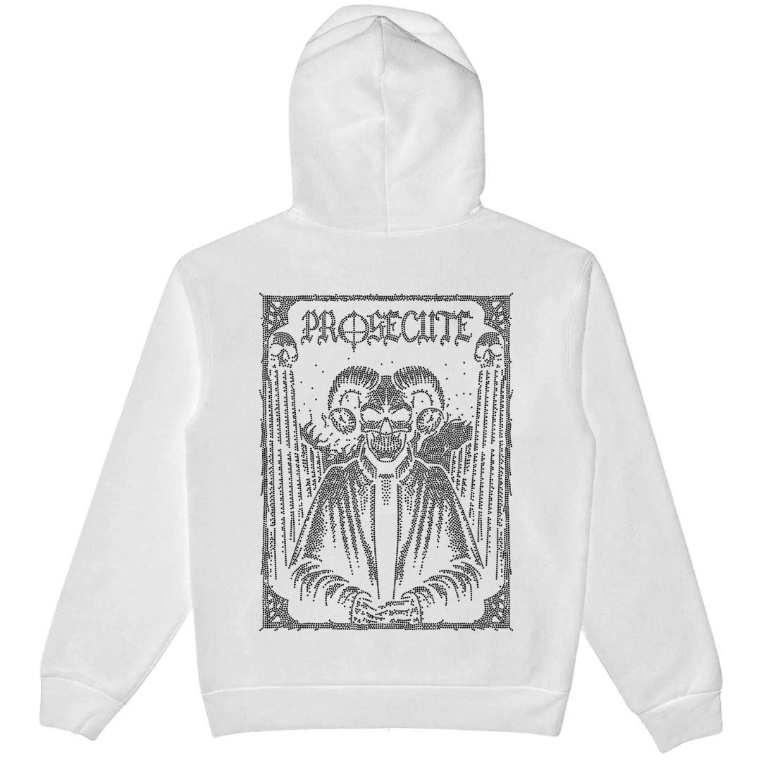 Gray Prosecute Throne Hoodie