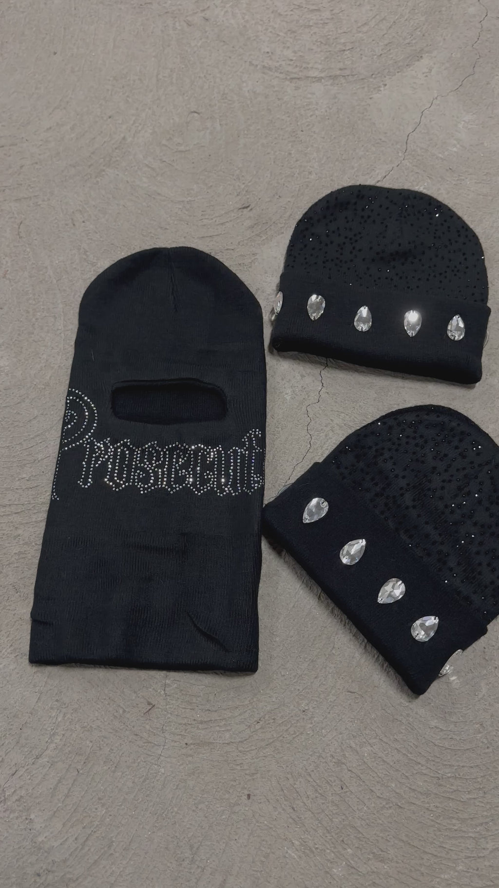 Prosecute Rhinestone Balaclava