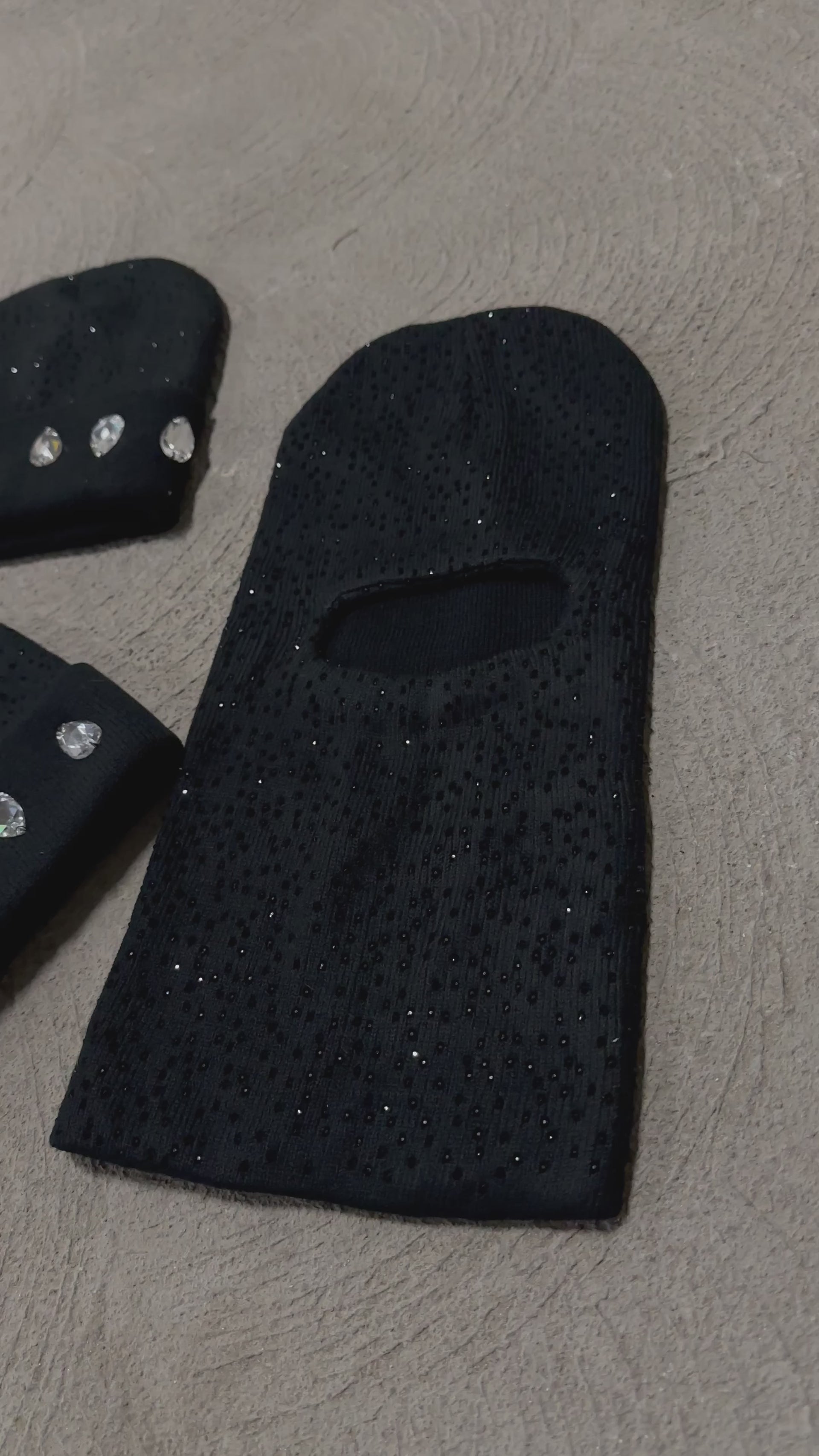 Scatter Rhinestone Balaclava