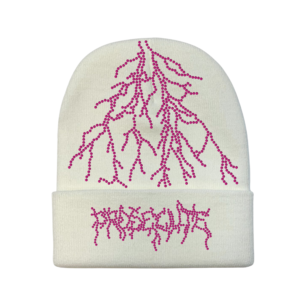 White Lightning Beanie