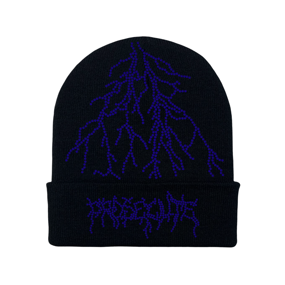 Black Lightning Beanie