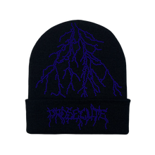 Load image into Gallery viewer, Black Lightning Beanie

