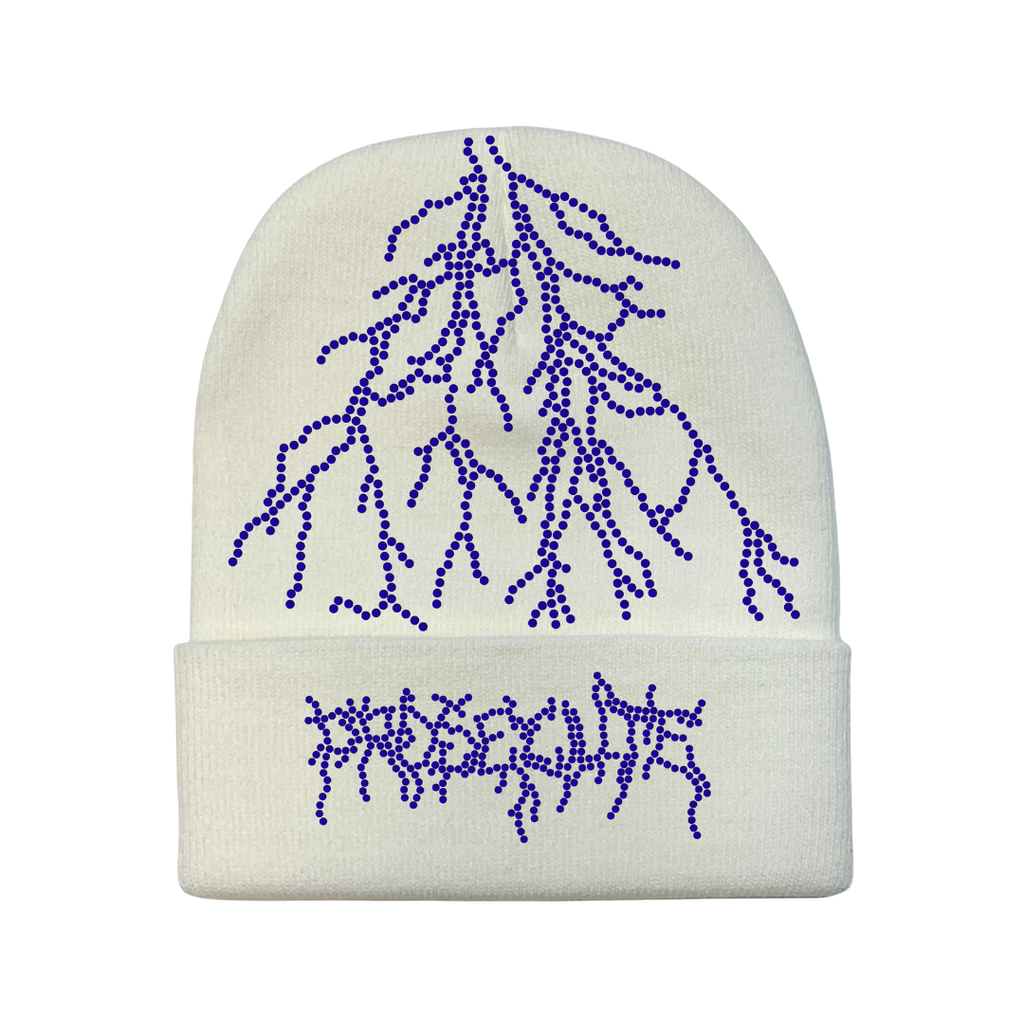 White Lightning Beanie