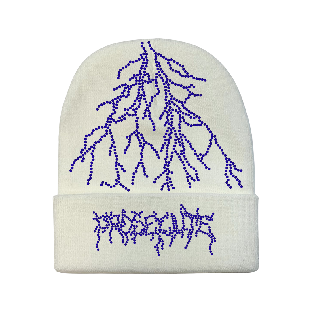 White Lightning Beanie