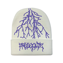Load image into Gallery viewer, White Lightning Beanie
