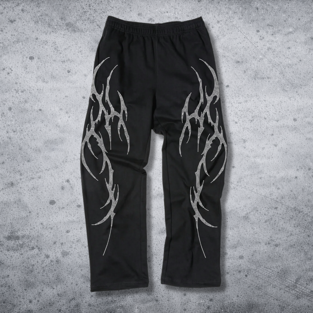 Black Transcend Sweatpants