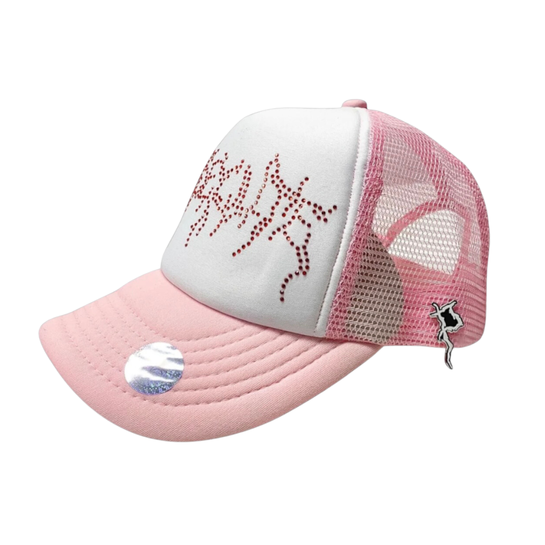 Rhinestone Valentine's Day Trucker Hat