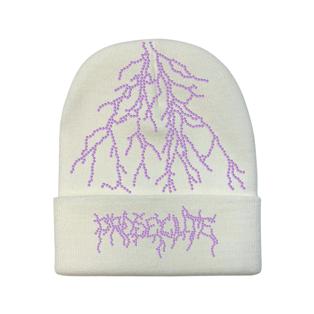 White Lightning Beanie