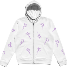 Load image into Gallery viewer, White Demon P Full Zip Up

