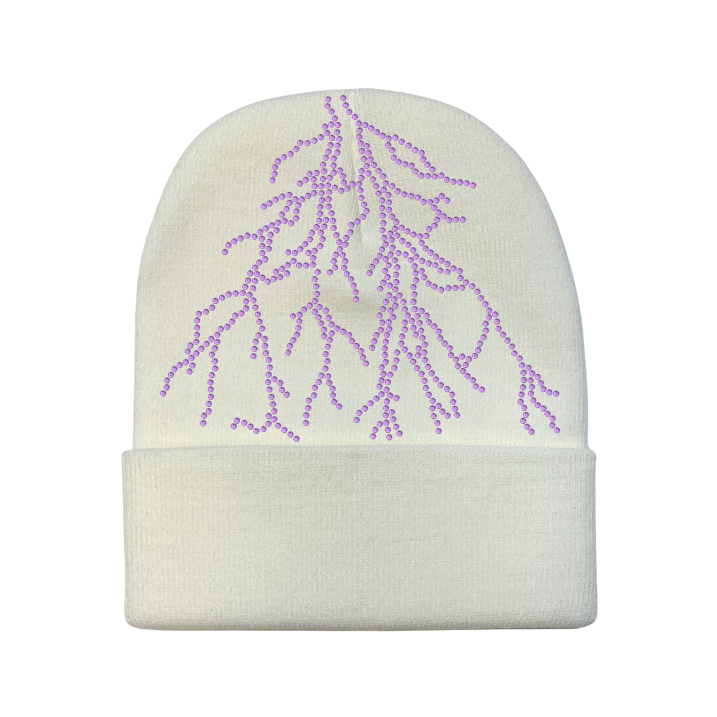 White Lightning Beanie