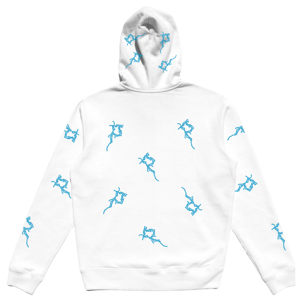 White P Full Zip- No Demon