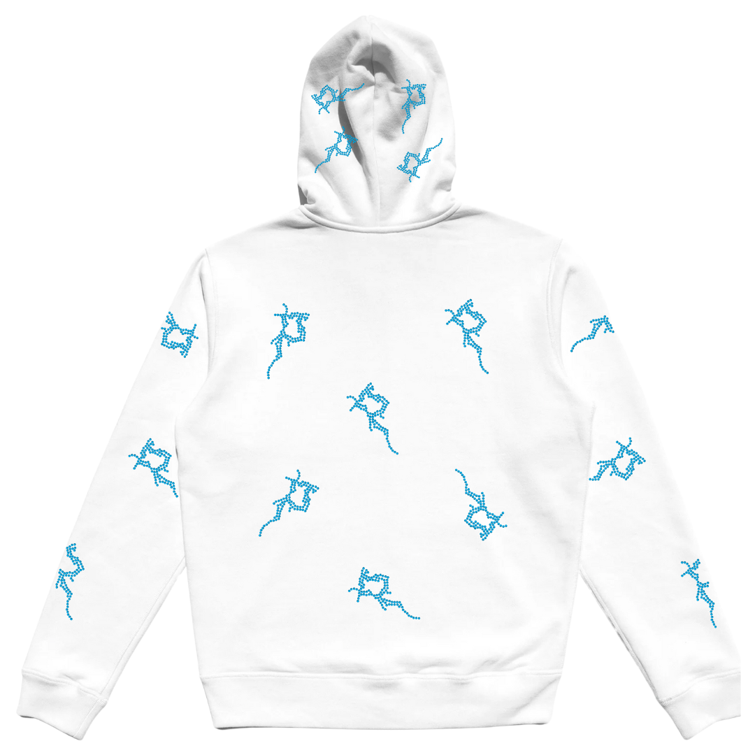 White P Full Zip- No Demon