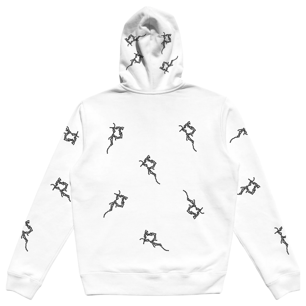 White P Full Zip- No Demon