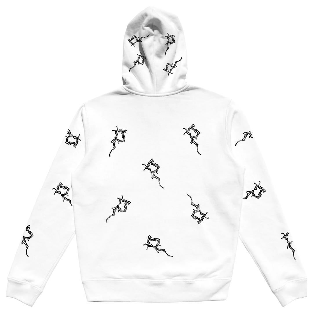 White P Full Zip- No Demon