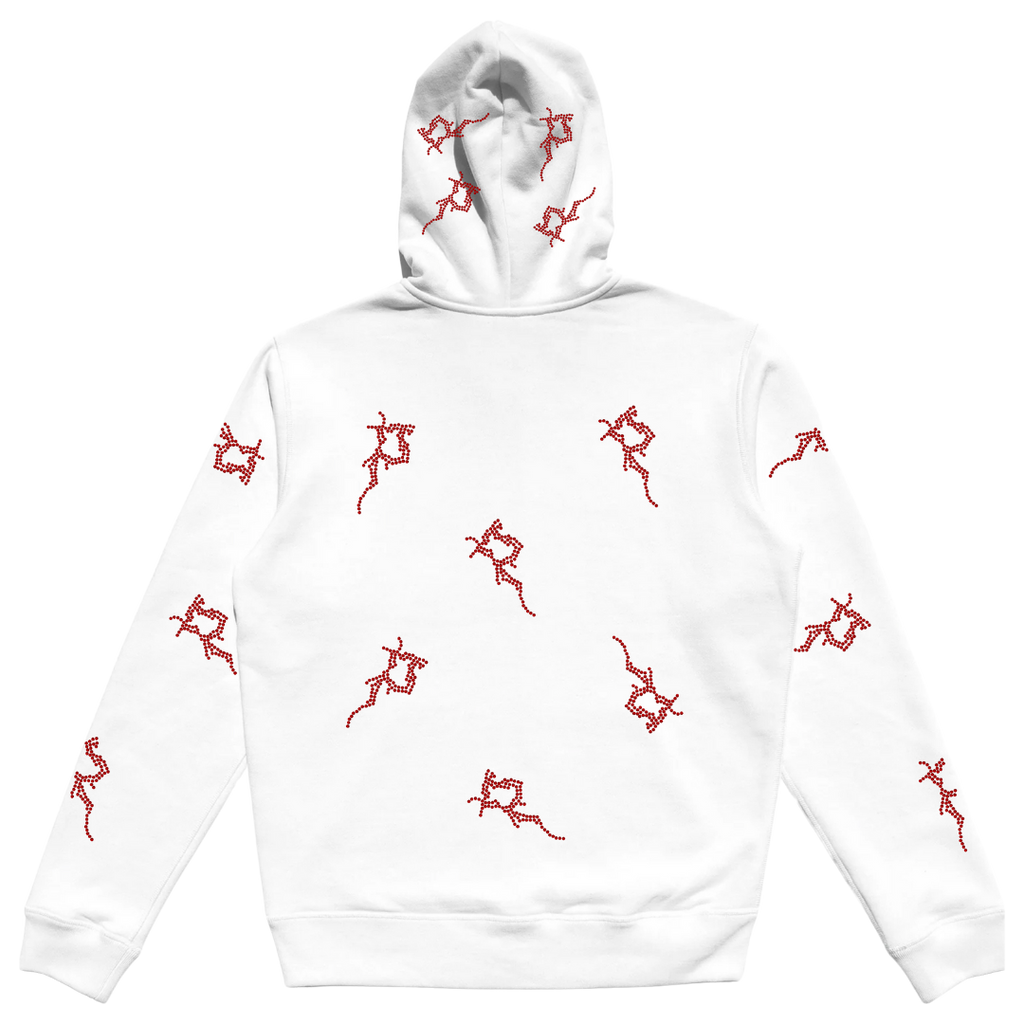 White P Full Zip- No Demon