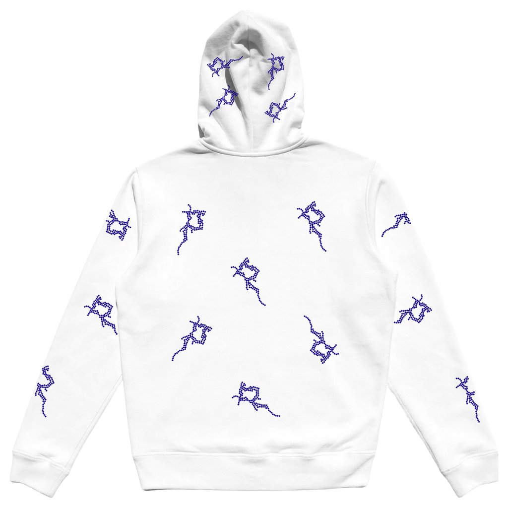 White P Full Zip- No Demon