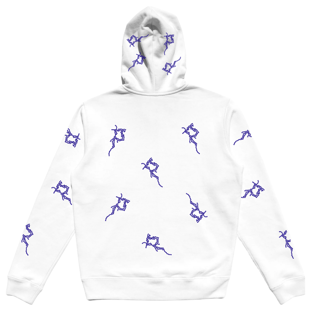 White P Full Zip- No Demon