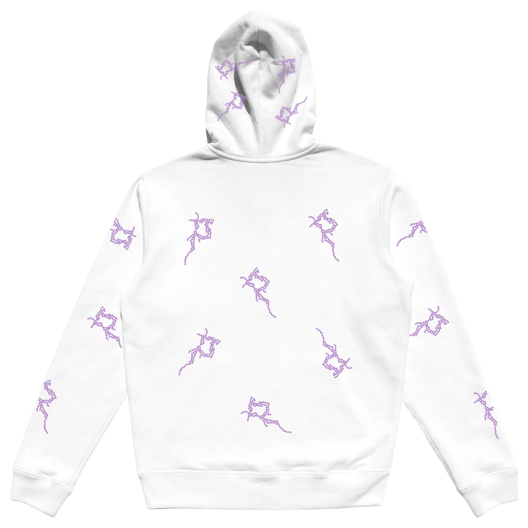 White P Full Zip- No Demon